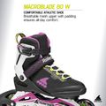 Női görkorcsolya Rollerblade Macroblade 80 W black/dark fuchsia 7