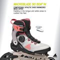Női görkorcsolya Rollerblade Macroblade 90 Boa W grey/amethyst rose 8