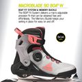 Női görkorcsolya Rollerblade Macroblade 90 Boa W grey/amethyst rose 10