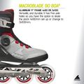 Férfi görkorcsolya Rollerblade Macroblade 90 Boa black/grey/red 9