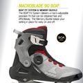 Férfi görkorcsolya Rollerblade Macroblade 90 Boa black/grey/red 10