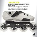 Görgők Rollerblade Twister 90R white smoke/black 9