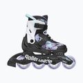 Gyerek görkorcsolya Rollerblade Microblade SL Jr black/lavender/light blue 2