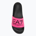 EA7 Emporio Armani Water Sports Visibility flip-flop rózsaszín fluo / fekete flip-flop 5