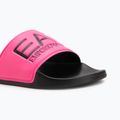 EA7 Emporio Armani Water Sports Visibility flip-flop rózsaszín fluo / fekete flip-flop 7