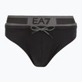 Férfi EA7 Emporio Armani Logo Tape Brief úszónadrág fekete