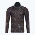 Férfi Hurley H2O-Dri Atticus Moab UPF Hood Hood hosszú ujjú fekete