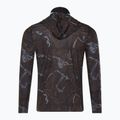 Férfi Hurley H2O-Dri Atticus Moab UPF Hood Hood hosszú ujjú fekete 2