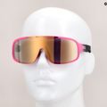 Kerékpáros szemüveg POC Aspire pink/uranium black translucent/clarity road gold 6