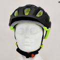 Gyermek kerékpáros sisak Alpina Carapax black neon/yellow 9