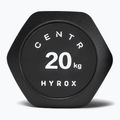 Súlyzó Centr Urethane Dumbbell Centr x Hyrox 20 kg black 3
