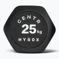 Súlyzó Centr Urethane Dumbbell Centr x Hyrox 25 kg black 3