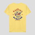 Férfi Kaotiko Washed Burguer sárga póló 2