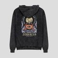Férfi Kaotiko Washed Zodiacus melegítőfelső fekete 4