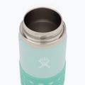 Hydro Flask széles szájú, szalmaszíves fedéllel és bakanccsal ellátott 355 ml-es termikus palack Dew W12BSWBB441 5
