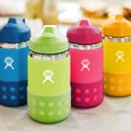Hydro Flask széles szájú, szalmaszíves fedéllel és bakanccsal ellátott 355 ml-es termikus palack Dew W12BSWBB441 7
