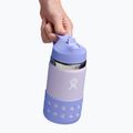 Hydro Flask széles szájú szalmaszíves fedél és bakancs 355 ml-es termikus palack lila W12BSWBB519 3
