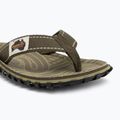 Gumbies Islander khaki flip flopok 7