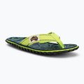 Gumbies Islander lime hibiszkuszos flip flopok