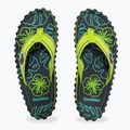 Gumbies Islander lime hibiszkuszos flip flopok 3