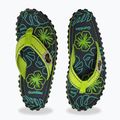 Gumbies Islander lime hibiszkuszos flip flopok 4