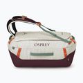 Utazótáska Osprey Transporter Duffel 40 l mystery white/moody burgundy