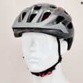 Kerékpáros sisak Alpina Anzana darksilver/black/red gloss 10