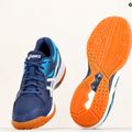 ASICS férfi röplabdacipő Gel-Task 3 kék és tengerészkék 1071A077-401 12