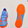 PUMA Future Match TT+Mid JR gyermek focicipő kék/narancs 107197 01 16
