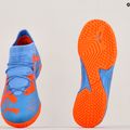 PUMA Future Match IT+Mid JR gyermek focicipő kék/narancs 107198 01 18
