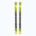 Gyermek lesiklás síléc Völkl Racetiger Junior Pro + 7.0 VMotion Jr flo sárga/fekete