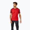 Férfi póló Rab Force ascent red/oxblood red