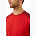 Férfi póló Rab Force ascent red/oxblood red 4