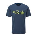 Férfi Rab Stance Logo SS trekking póló tengerészkék QCB-08-DI-S 3