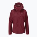 Női Rab Downpour Eco membrános kabát burgundi QWG-83-HD-08 3