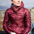 Női pehelypaplan Rab Cirrus Flex 2.0 Hoody bordó QIO-69 9