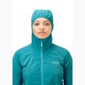 Női softshell kabát Rab Borealis marina blue 5