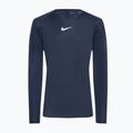 Gyerek termoaktív hosszú ujjú felső Nike Dri-FIT Park First Layer midnight navy/white