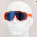 Gyermek kerékpáros szemüveg POC Aspire POCito fluo orange translucent/equalizer grey space 6