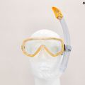 Cressi Onda + Mexico búvárszett maszk + snorkel világos sárga DM1010151 13