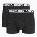 Férfi boxeralsó FILA FU5016/2 anthracite melange