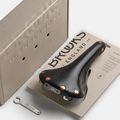 Kerékpár nyereg Brooks England Swift black 8