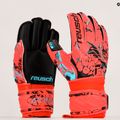 Reusch Attrakt Silver Roll Finger Junior gyermek kapuskesztyű piros 5372217-3333 9