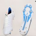 PUMA King Ultimate MXSG férfi futballcipő puma fehér/puma fekete/kék csillogás/ultranarancs 18