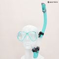 AQUASTIC kék snorkeling szett Maszk + Uszony + Pipa MSFA-01SN 21