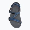 Mezítlábas gyermek Xero Shoes Z-Trail szandál szén/multi/kék 6