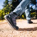 Női barefoot cipők Xero Shoes Scrambler Trail Mid Asphalt/Black 8