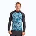 Dakine férfi úszópóló Hd Snug Fit Rashguard Hoodie kék/fekete DKA363M0004