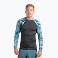 Dakine férfi úszópóló Hd Snug Fit Rashguard Crew fekete és kék DKA651M0004