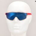 Julbo Fury Mini Spectron 3 fényes áttetsző/transzlucid szürke/matt fluo narancssárga gyermek kerékpáros szemüveg 10